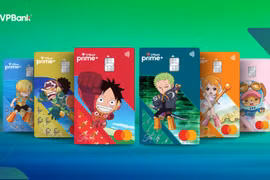 VPBank cá nhân hóa trải nghiệm fan anime với thẻ One Piece