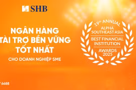 SHB được vinh danh “Ngân hàng tài trợ bền vững tốt nhất cho DN SME'' tại Việt Nam năm 2025