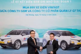 G7 mua 899 ô tô điện Vinfast từ xanh SM - Triển khai dịch vụ taxi xanh 