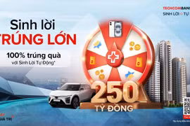 ''Sinh lời trúng lớn'' cùng Techcombank với tổng giá trị giải thưởng đến 250 tỷ đồng 