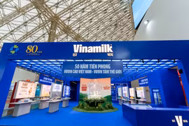 Vinamilk mang các công nghệ và tiêu chuẩn hàng đầu thế giới đến Triển lãm Thành tựu Đất nước 80 năm