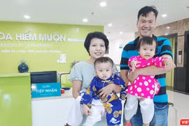 "Quả ngọt" của đôi vợ chồng chữa hiếm muộn tại BV Hùng Vương