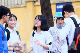 Thi tuyển sinh vào lớp 10. Ảnh: Internet