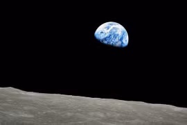 Mặt Trăng có nguồn gốc từ đâu vẫn là vấn đề các nhà khoa học lưu tâm. Ảnh: NASA