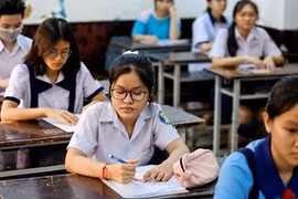 Đề thi tuyển sinh vào lớp 10. Ảnh: Internet
