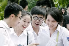Thí sinh sau khi thi tốt nghiệp THPT. Ảnh: Internet