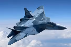 Máy bay tiêm kích tàng hình thế hệ 5 PAK-FA (Ảnh không quân vũ trụ Nga)