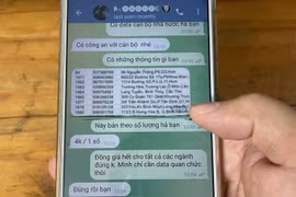 Mua bán dữ liệu cá nhân trên Telegram, Zalo, Facebook: Chuyển tiền 5 phút có file