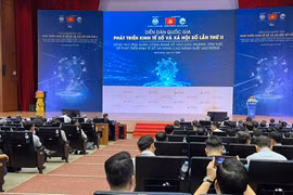 Diễn đàn Quốc gia Phát triển Kinh tế số và Xã hội số lần thứ 2, tổ chức tại tỉnh Bình Dương. Ảnh: Quang Anh.
