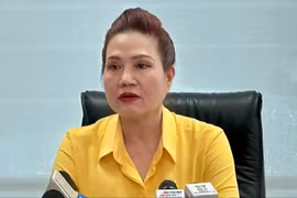 Bà Lê Thúy Hằng khi còn công tác tại SJC.