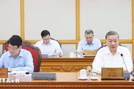 Tổng Bí thư Tô Lâm chủ trì họp cho ý kiến về tiến độ sắp xếp tổ chức bộ máy