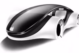 Xe tự lái Apple trong tưởng tượng của giới thiết kế