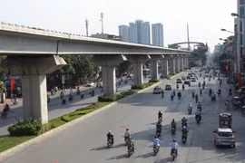 Giữa năm 2017, tuyến Cát Linh- Hà Đông sẽ đi vào khai thác. Ảnh: Dân Việt