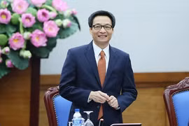 Phó Thủ tướng Vũ Đức Đam tại buổi làm việc - (Nguồn TTXVN)
