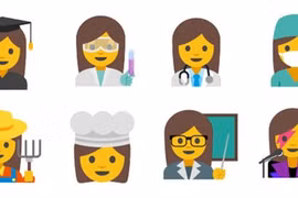 Phiên bản sơ bộ của biểu tượng được công ty giới thiệu trong sự kiện "Unicode Consortium".