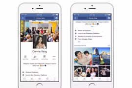 Điểm mới trong giao diện mới được Facebook cập nhật đầu năm 2016.