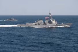 Tàu chiến Mỹ USS Lassen. (Nguồn: US Navy)