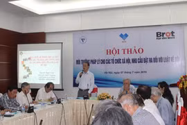 TS. Phạm Văn Tân – Phó chủ tịch kiêm Tổng thư ký VUSTA phát biểu khai mạc hội thảo.