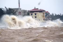 Hôm nay, biển động dữ dội.