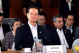 Thủ tướng Nguyễn Tấn Dũng dự Hội nghị Cấp cao đặc biệt ASEAN - Hoa Kỳ ngày 16/2. Ảnh: VGP/Nhật Bắc