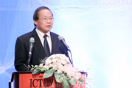 Bộ trưởng Bộ TT&TT Trương Minh Tuấn phát biểu tại diễn đàn.