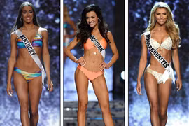 Thí sinh Hoa hậu Mỹ 2016 đốt mắt với bikini