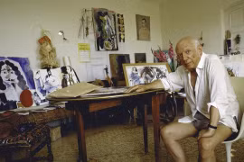 Danh họa Pablo Picasso. Ảnh: Architectural Digest
