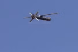 UAV tự sát Meraj-532 của Lục quân IRGC. Ảnh Video Tasnim.