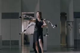 Thử nghiệm hoạt động của hệ thống cánh tay robot. Ảnh: Jizai Arms.