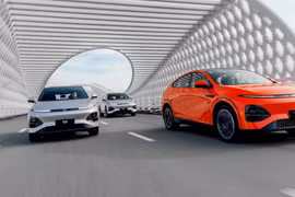 Xe điện G-6 của công ty Xpeng Motors. Ảnh Xpeng