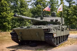 Xe tăng hạng nhẹ M10 Booker của quân đội Mỹ. Ảnh Army Recognition
