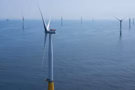 Trang trại điện gió Hywind Tampen lớn nhất thế giới của Na Uy. Ảnh Equinor