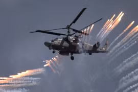 Trực thăng tấn công Ka-52 trên chiến trường Ukraine. Ảnh minh họa South Front
