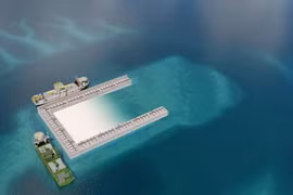 Đảo Princess Elisabeth, trung tâm năng lượng điện gió đầu tiên thế giới. Ảnh Renew Economy