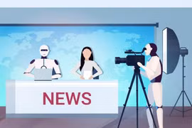 AI có thể giúp ngành báo chí tiết kiệm thời gian, tiền bạc cũng như công sức để các nhà báo có thể chuyên tâm vào việc sản xuất nội dung. Ảnh: European Journalism