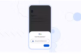 Google ra mắt tính năng Passkeys, giúp người dùng bảo mật tài khoản an toàn và thuận tiện hơn (Ảnh: Gizmochina)