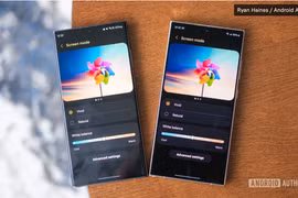 Màn hình của Galaxy S24 Ultra xuất hiện tình trạng bệt màu (Ảnh: Android Authority)