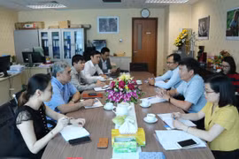 Cuộc họp bàn về vấn đề doanh nghiệp khoa học công nghệ
