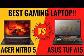 Acer Nitro 5 2020 vs Asus TUF A15 (Ảnh: RS Tech)