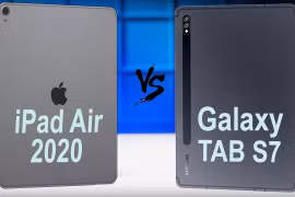 iPad Air 4 vs Samsung Galaxy Tab S7 (Ảnh: Youtube)