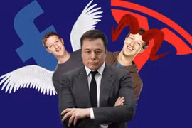 Elon Musk và Facebook đã từng có những lần đụng độ trước đó (Ảnh: Vietnamnet)