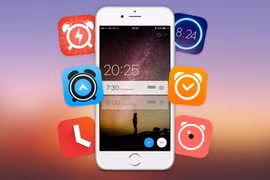 Ứng dụng báo thức trên điện thoại (Ảnh: TapSmart)