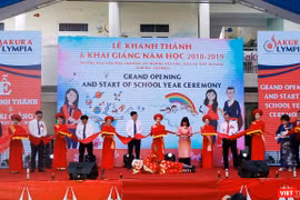 Hệ thống trường liên cấp Sakura-Olympia được đưa vào hoạt động và khai giảng năm học mới 2018-2019.