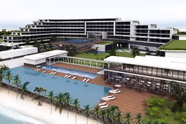 Phối cảnh dự án Khu Resort & Spa Marriott Hội An của Công ty Cổ phần Khu du lịch và Khách sạn Phát Đạt Quảng Ngãi (ảnh Resort & Spa Marriott Hội An).