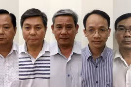 5 bị can vừa bị khởi tố. Nguồn: Bộ Công an