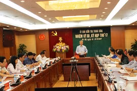 Ủy ban Kiểm tra Trung ương đã họp kỳ 17
