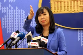 Người phát ngôn Bộ Ngoại giao Việt Nam Lê Thị Thu Hằng. Ảnh VOV