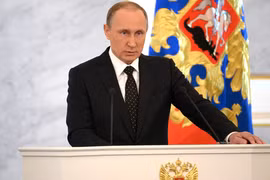 Ông Putin khẳng định vẫn còn nhiều phương tiện quân sự tốt hơn để sử dụng ở Syria nếu cần. Ảnh: KREMLIN.RU