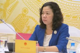 Thứ trưởng Bộ Tài chính Vũ Thị Mai (ảnh V.H)