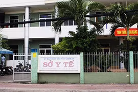 Sở Y tế tỉnh Long An đang giữ 400 triệu đồng không đúng quy định. Ảnh: Hoàng Nam.